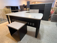 bureaux-caissons-ensemble-de-bureau-ovale-160m-pieds-metallique-avec-caisson-retour-bahut-table-basse-dar-el-beida-alger-algerie