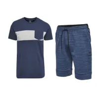 HUMMEL Ensemble Short TShirt Bleu