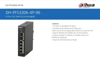 Switch Dahua 04 Ports PoE , 02 ports SFP