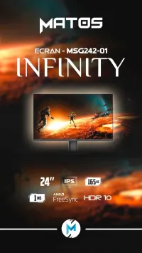 ECRAN MATOS INFINITY 24" IPS 165HZ