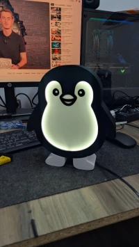 Lampe de chevet pingouin 