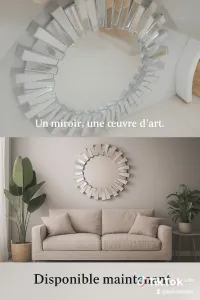 Miroir mural décoratif 