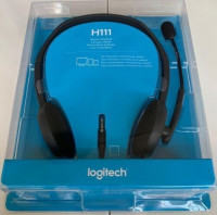 casque-microphone-logitech-h111-filaire-jack-avec-micro-pc-smart-phone-el-harrach-alger-algerie