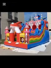 Toboggan gonflable 