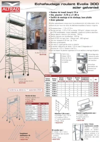 Location et Vente Échafaudage Roulant - Livraison et Montage