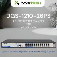 reseau-connexion-switch-dgs-f1210-26ps-e-d-link-dar-el-beida-alger-algerie