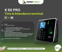 Pointeuse Biométrique ZKTeco K50 (K40/50PRO/MB160/MB360/MB560/HORUS TL1/ UFACE800 PRO)