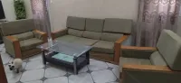 A vendre salon avec table en verre