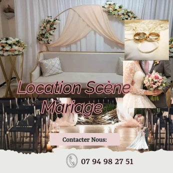 Location Scène pour fiançailles et mariage