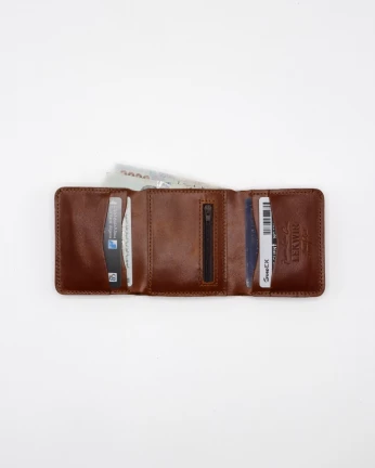 portefeuilles en cuir modèle trifold