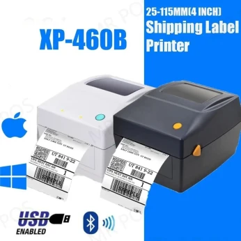 Imprimante de codes à barres thermique xprinter 460b bluetooth