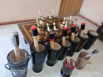 أواني حطب ، صنع تقليدي ، جودة وإتقان