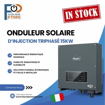 Onduleur Solaire d'injection Triphasé (On Grid) 15kw (محول طاقة شمسية ثلاثي الطور)