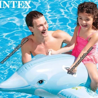 Bouée dauphin a chevaucher 175 x 66 cm pour enfant | Intex
