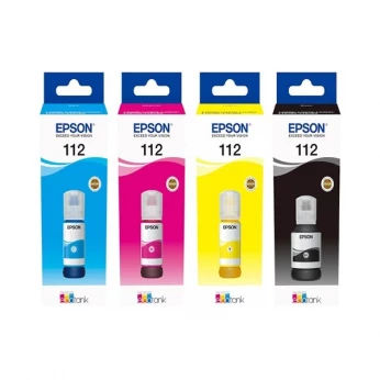 PACK DE BOUTEILLE D ENCRE ORIGINALE EPSON L15150/15160 SERIES REF 112
