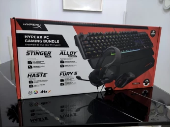 HyperX Gaming Bundle Casque, Clavier, souris, Tapis