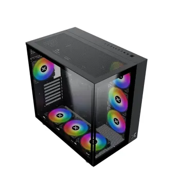 Boitier XIGMATEK Aqua Ultra Air Black 7 Fan ARGB + Télécommande