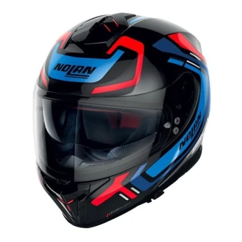 CASQUE NOLAN N80-8 50TH ALLY N-COM 043 NOIR BRILLANT-BLEU-ROUGE "Original"