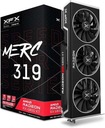 CARTE GRAPHIQUE XFX RX 6800XT MERC 319 AMD Radeon 16 Go GDDR6 3 x DP 1 x HDMI