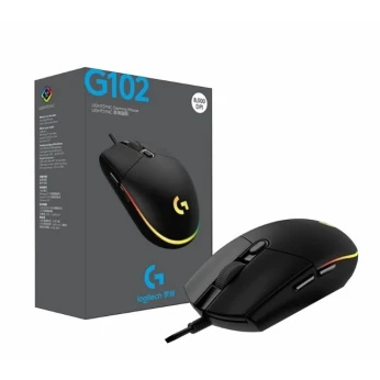 SOURIS USB LOGITECH RGB -G102 ORIGINALE BLACK / BLUE