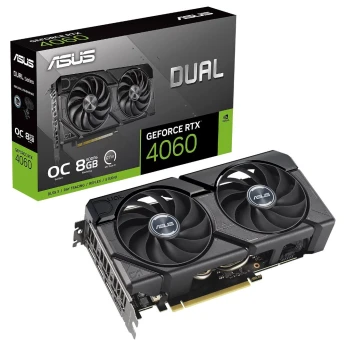 CARTE GRAPHIQUE ASUS Dual GeForce RTX 4060 EVO OC Edition 8GB