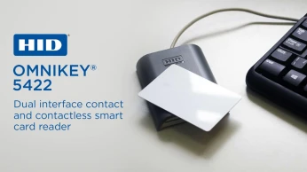Lecteur de carte à puce à contacte et sans contacte, Omnikey 5422