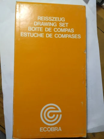 Ecobra Set de compas professionnel vintage