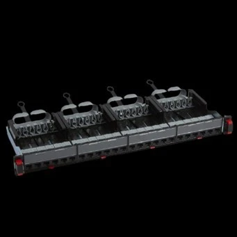 PANNEAU DE BRASSAGE 19", 24P FTP CAT5E LCS3