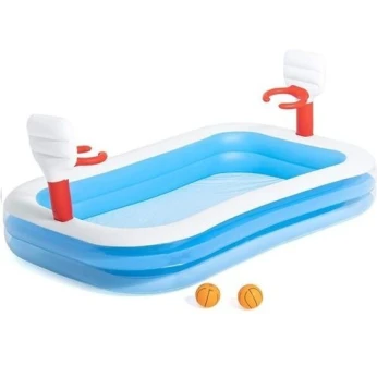 Basketball Play Piscine Hors Sol 2.51 X 1.68 X 1.02 M