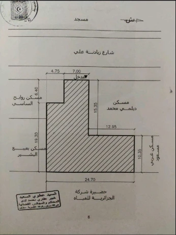 Vente Terrain Setif Ain arnat