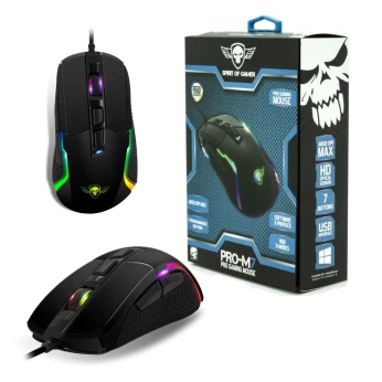 Souris Gaming Spirit of gamer RGB PRO-M7 S-PM7 4800dpi 7 Boutons Programmables