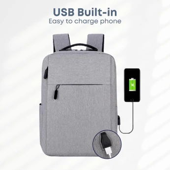 Sac a dos pour ordinateur portable LAPTOP 15.6 pouces etanche avec Cable USB