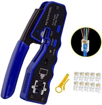 Pince Réseau Pour Des Connecteur Rj45 Cat6 Perforé