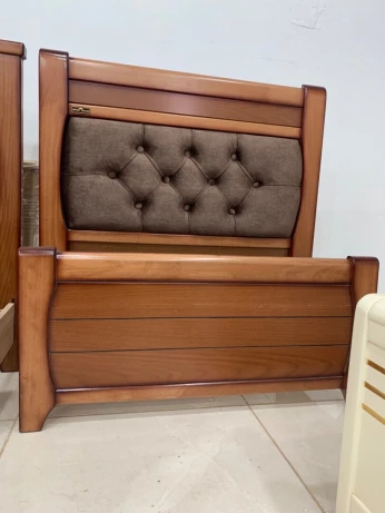 Lit une place 90 cm bois hêtre