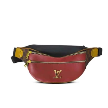 Sacoche LV Pour Hommes – Grena et Noir