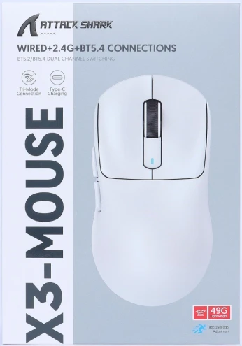 SOURIS ATTACK SHARK X3 PRO 4K/8K HZ