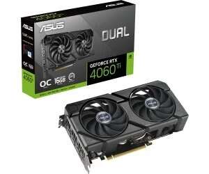 ASUS DUAL GEFORCE RTX 4060 TI EVO OC EDITION 16GB GDDR6