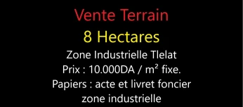 Vente Terrain Oran Oued tlelat