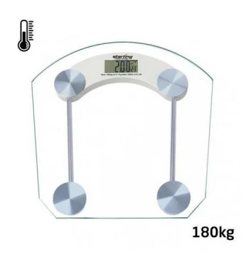 Pèse Personne Numérique balance Digitale -180 Kg - En Verre