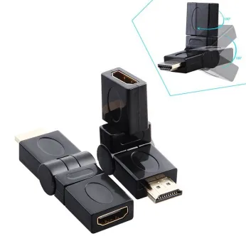 Adaptateur HDMI M/ HDMI F 1.4 Articulaire - 360 HQ