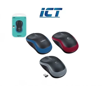 SOURIS LOGITECH M185 SANS FILL BLUETOOTH ( GREY BLUE RED )