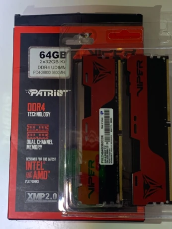 Ram 64gb ddr4 3600Mhz