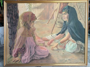 لوحة فنية رسم يدوي