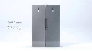 Iris twins ( cengelateur + réfrigérateur ) inox ventilé 165000 da