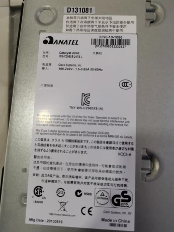 Cisco Catalyst 2960S-24TS-L