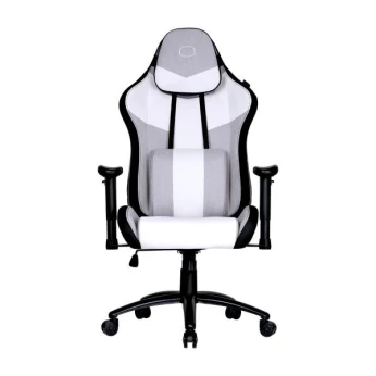 COOLER MASTER CHAISE GAMING CALIBRE R3C - TISSU - INCLINABLE 180 -ACCOUDOIRS 2D -150 KG -GRY & WHITE