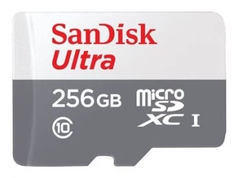 SanDisk Ultra Micro SD 256 Go Carte Mémoire UHS jusqu'à 100 Mo/s