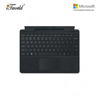 Microsoft Surface Pro Signature Clavier - Noir - Pour Surface Pro 8 et Pro 9 - Originale -