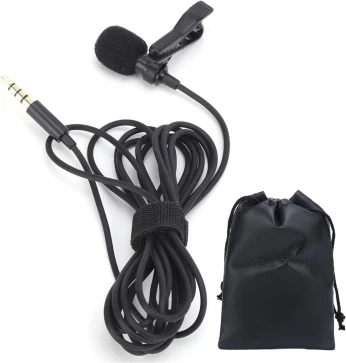 Microphone cravate filaire