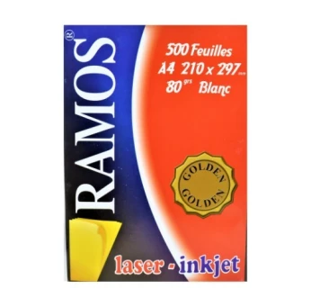 Papier Ramos A4 80gr golden extra blanc